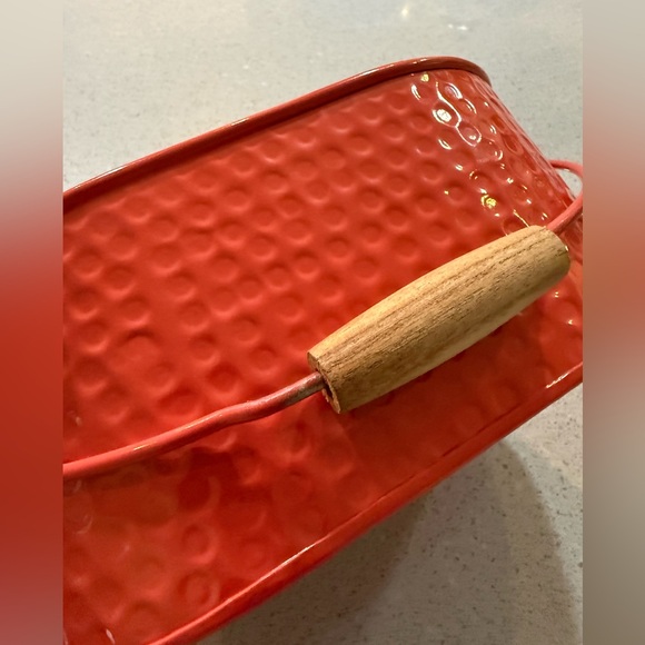 Hammered Metal Coral Kitchen Utensil Holder - Picture 6 of 11